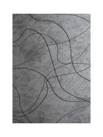 Modern grey apartment rug