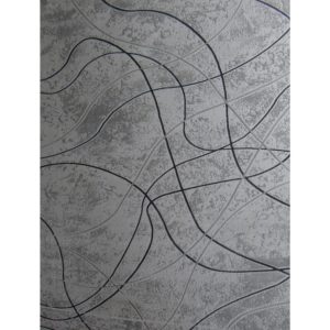 Modern grey apartment rug
