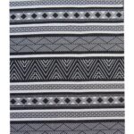 black white aztec outdoor rug