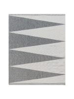 grey white zig zag outdoor rug