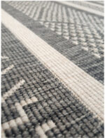 Grey Aztec outdoor rug