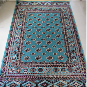 Teal Bukhara Rug