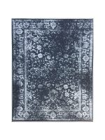 Reversible Vintage Outdoor Rug- Black & White (Style: ODR001)