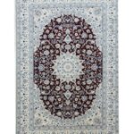 persian red cream nain rug
