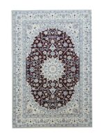 persian red cream nain rug