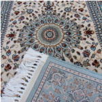 persian cream and blue runner