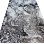contemporary Rug - grey black