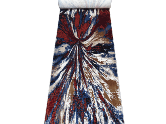 Modern red passage runner - BK Carpets and Rugs modern passage runner