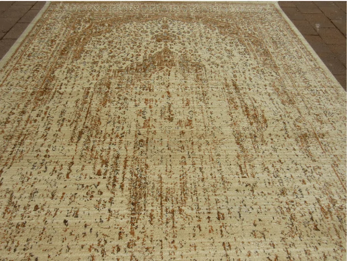 vintage beige rug