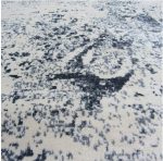 Modern Abstract Design Rug - Cream & Black (Style: MDR014) - Image 5
