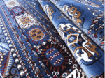 Blue Bukhara Persian rug