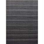 Black Grey Charcoal Patio outdoor rug