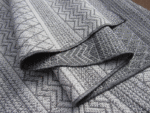 patio rugs grey zig zag