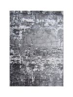 Modern Abstract Rug – Cream & Black (Style: MDR056)