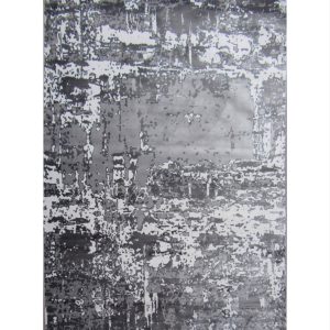 Modern Abstract Rug – Cream & Black (Style: MDR056)