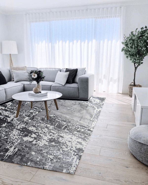 grey modern rug for sale - BK Carpets & Rugs
