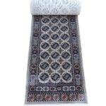 Persian Inspired Bukhara 8m Runner – Classic Beige & Red Design
