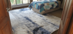 Modern Blue beige rug