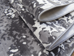 grey white rug