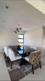 Modern Ombre Grey Brown area rug