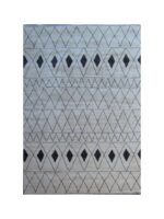 Modern Shaggy Rug – Cream & Black Moroccan Styled Rug