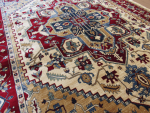 Cream & Red persian rug