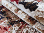 beige red passage modern runner - BK Carpets & Rugs