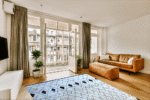 white Moroccan shaggy rug