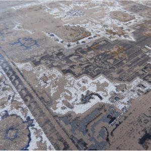 brown grey vintage rug