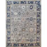 vintage grey blue rug