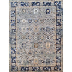 vintage grey blue rug