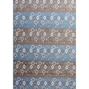 Modern chenille large tribal rug