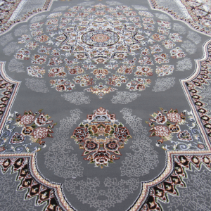 Grey Floral persian rug