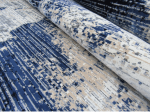 Large Blue Modern Rug