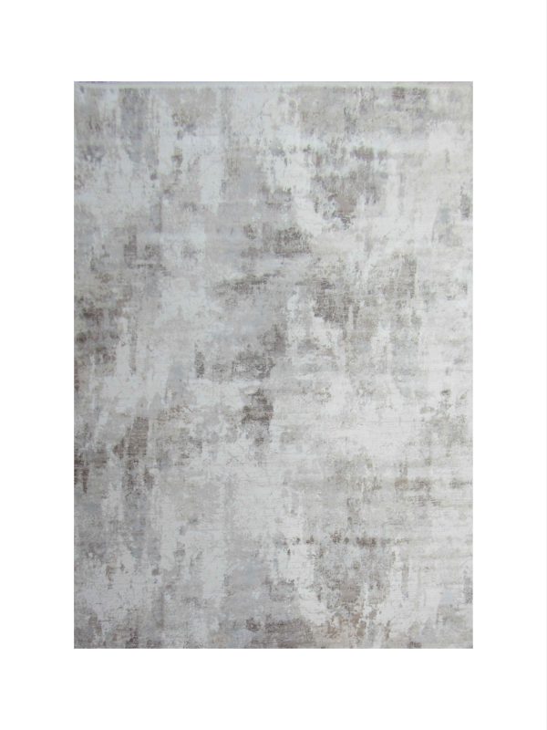 Modern Contemporary beige dove grey pastel rug
