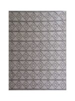 Handwoven Indian Grey Modern Rug