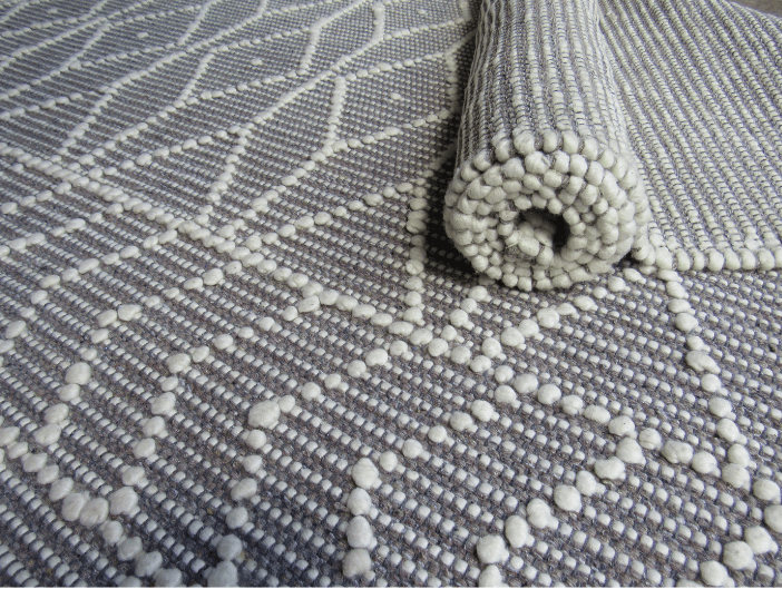 Modern Grey White rug (1) Aztec grey rug