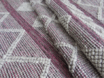 Lilac Purple handmade rug