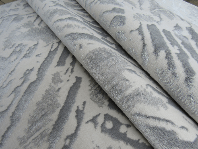 Modern Grey White Rug (2) Modern carpets Midrand