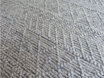 Grey bedside rug