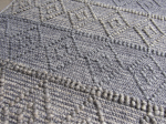 Grey handmade 3m runner