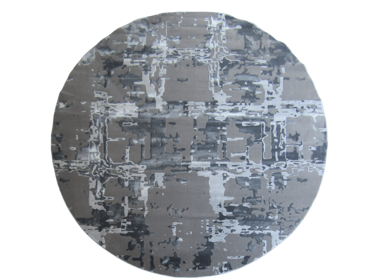 Round Large Rug Abstract Shop Modern Round Rugs | Grey Round Large Modern Carpets