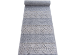 Grey handmade passage carpet