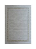 Modern Abstract Indoor Rug – Beige & Gold (Style: MDR125)
