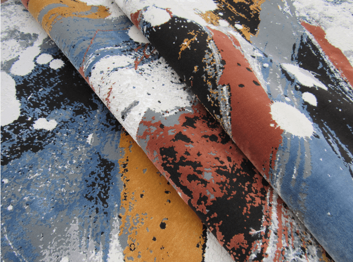 Premium Contemporary rug Modern Contemporary colorful rug