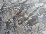Grey Brown Round Rug