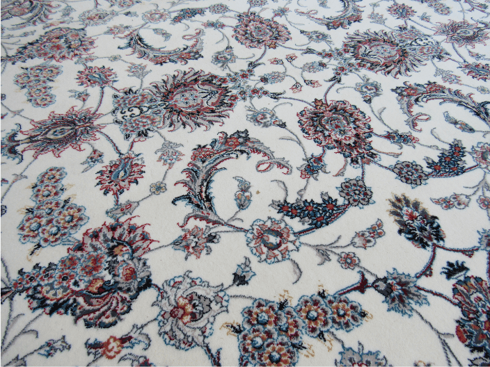 Oriental Genuine Persian Rugs Persian Inspired Premium Round Rug – Cream & Black (Style: PRR073) - Image 2