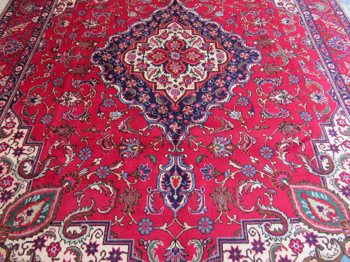 Persian - Red large area rug Large Persian living room rug