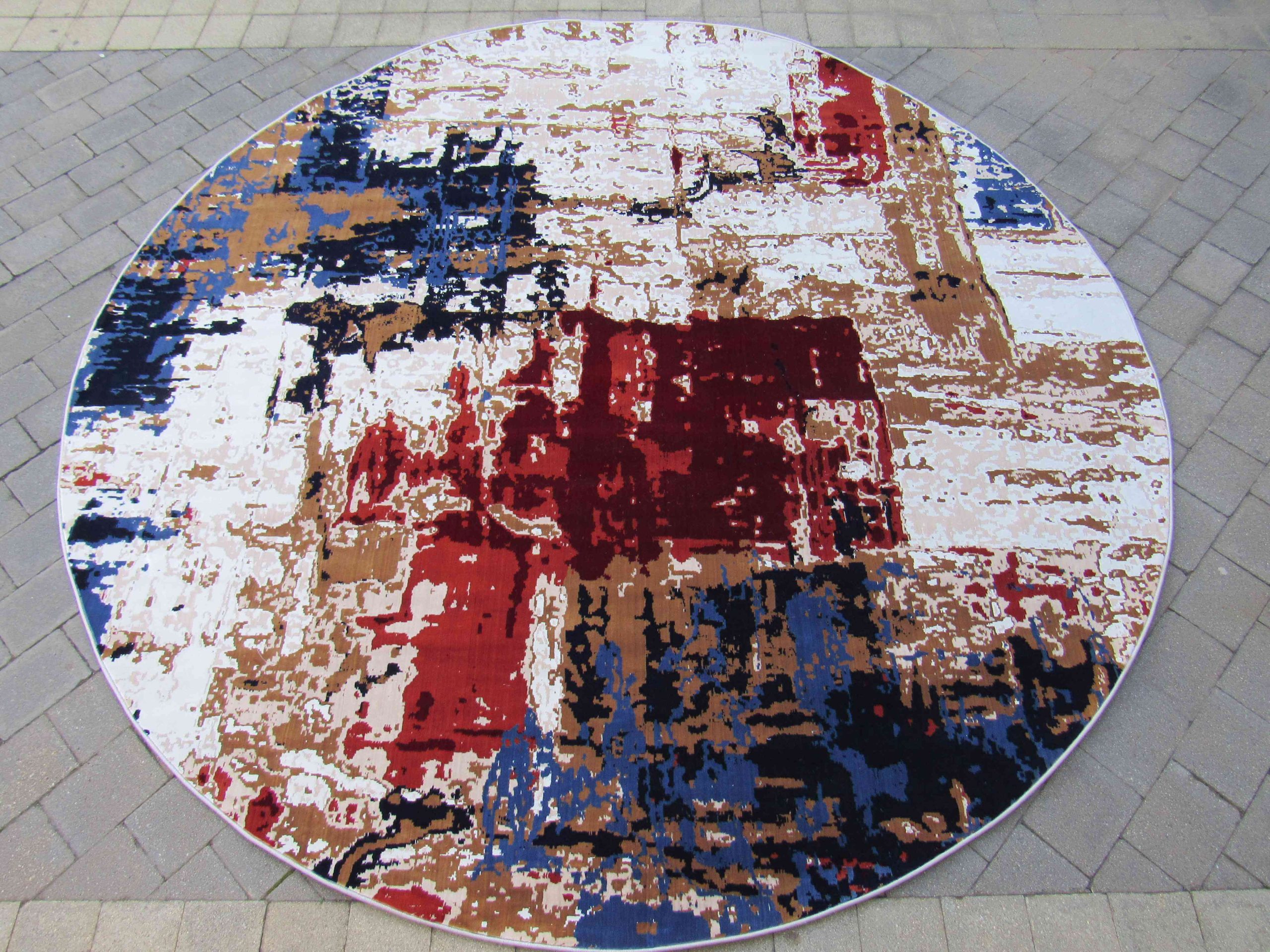 Round Large Rug Abstract Round large Rugs For Sale | Shop Modern Round Area Rugs