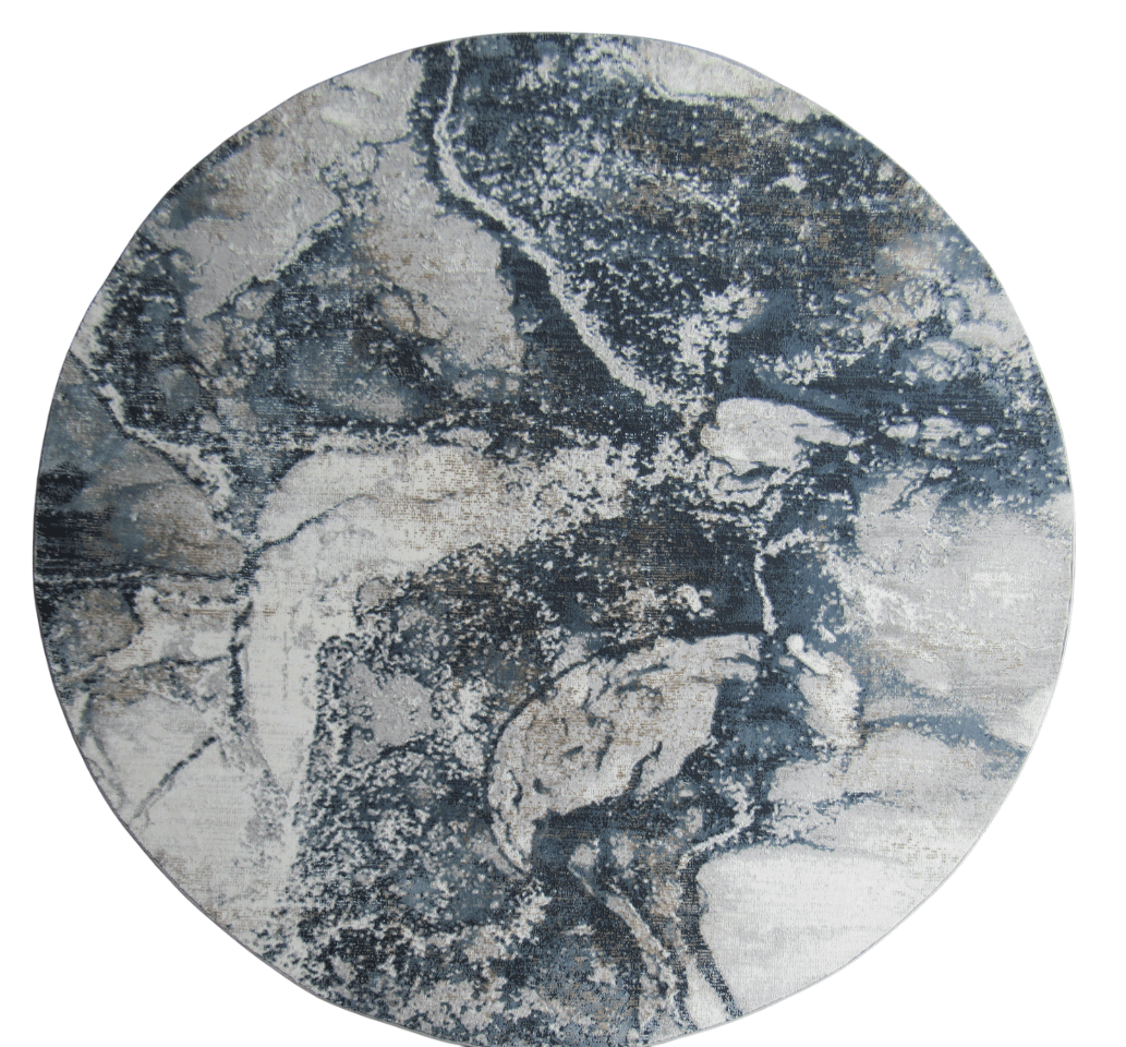 Round Rug Inky Blue BK Carpets Round Rugs | Shop Interior Blue Round Rugs